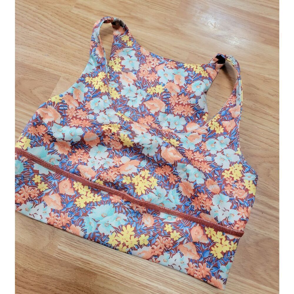 Veronica Beard Floral Print Sport Bra S - Picture 6 of 6